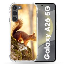 Cokitec Förstärkt skal för Samsung Galaxy A26 5G djur ekorre trä