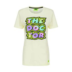 Valentino Rossi The Doctor T-Shirt Femme, Jaune Clair, XL