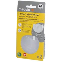 Medela 200,1593 Contact Nakładki na brodawki, M, 2 Sztuki