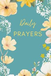 Daily Prayer Notebook: Teal Daily Prayer Lined notebook with floral details