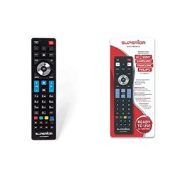 Superior Electronics SUPTRB010 Telecomando universale per tutte le TV Philips prodotte dopo l’anno 2000 & SUPTRB019 Ready5 Smart- Telecomando universale, Per tutti i televisori LG, Samsung