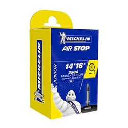 Michelin Airstop fietsbinnenband, zwart, 16x1.75x2 PV