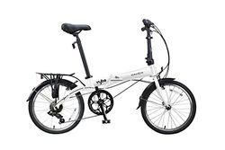 Dahon Union E20 vouwfiets, zwart, volwassenen, uniseks, zwart, 145/185 cm