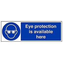 VSafety Lot de 3 panneaux de protection pour les yeux, 600mm x 200mm, 3