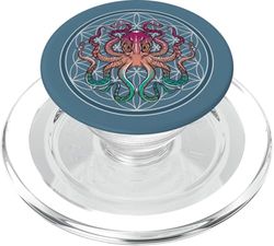 Matemáticas Geometría Flor de la Vida Pulpo PopSockets PopGrip para MagSafe