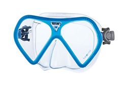 SEAC Fusion Masque de Plongée Transparent/Bleu