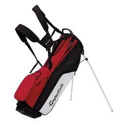 TaylorMade Flextech Stand Bag Driver (Black/Red/White)