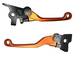 ACCOSSATO Paire de leviers orange pour Ktm 350SX-F/XC-F/XCF-W de 2014 à 2022 (CC 350)