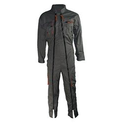 Delta plus Abbigliamento da lavoro - Tuta 2 zip 65/35 poliestere cotone grigio xxxl