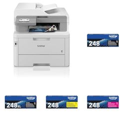BROTHER MFC-L8340CDW Professional Compact Colour LED All-in-one Printer,Print, copy, scan and fax, Wireless, USB 2.0,UK Plug Toner Cartridge