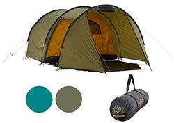 Grand Canyon Robson 3 - Tente Tunnel pour 3 Personnes | Ultra-légère, étanche, Petit Format | Tente pour Le Trekking, Le Camping, l'extérieur | Capulet Olive (Vert)