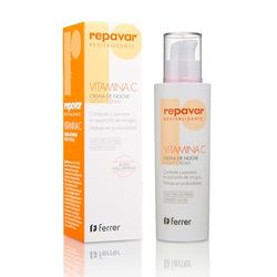 Repavar Revitalizante - creme noturno com ação hidratante - feito com vitamina C e ácido hialurónico - evita o aparecimento de rugas e sinais de envelhecimento - 50 ml
