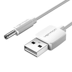 Convertisseur - Adaptateur USB vers connecteur 3,5 mm de 0,5 m, Couleur Blanche, léger et Durable, idéal pour Les connexions Audio. *