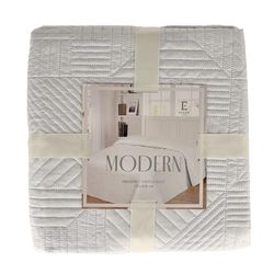 ESSEX - Bedspread 170 x 210 cm, Ideal for Bedroom, Bed Throw Soft and Comfortable, Modern Quilting - Modern, Beige