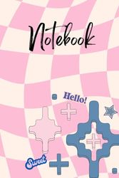 Retro Notebook: composition notebook, Retro Cartoon Notebook,90's, Vintage, lined paper,120 pages, 6x9 inches
