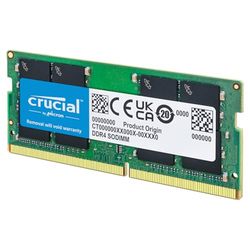 Crucial RAM DDR4 8GB 3200MHz SODIMM CL22, Mémoire pour Ordinateur Portable, Mini PC, Memoire Haute Performance (ou 2933MHz / 2666MHz) - CT8G4SFRA32A