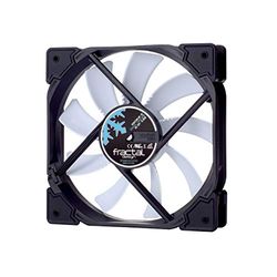 Fractal Design Venturi HF-12 Blanc - Fan d'ordinateur - Optimisé pour Un débit d'air élevé - LLS-Roulements - Jambes de Forme aérodynamique – 12v - 120 mm - Blanc (Single)