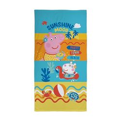 Peppa Pig Character World Official Kids Towel | Super Soft Feel, Peppa Ocean Design | Perfect The Home, Bath, Beach & Swimming Pool | One Size 140 x 70cm
