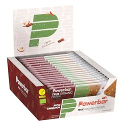 Powerbar True Organic Protein Bar Apple-Cinnamon 16x40g - Plant-based + Organic + Climate neutral