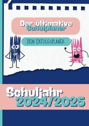 Der ultimative Schulplaner Kritzel 2024/2025 DIN A4: Der Prämiumplaner für Mädchen und Jungen ab der 5. Klasse, die organisiert und motiviert ins neue Schuljahr starten wollen.