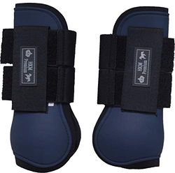 HKM Gamtassen HKM Premium voor voorpoten, Warmblut, donkerblauw-zwart