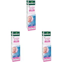 Humer - Spray Hygiène du nez Nourrissons/Enfants - 100% eau de mer - Excellente tolérance - 150ml (Lot de 3)