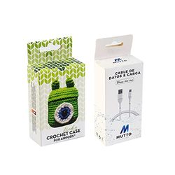 Pack Coque Airpod Crochet Ricky + câble de données USB-Lightning MFI