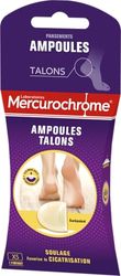 MERCUROCHROME - Medicazioni per lampadine tacchi - Grande formato - 5 unità - Tecnologia idrocolloide - Allevia il dolore - Favorisce la guarigione - Protegge dalle zone di sfregamento
