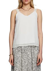 Esprit LENZING™ ECOVERO™ Collection camisole met details van topkwaliteit, 100/wit., L