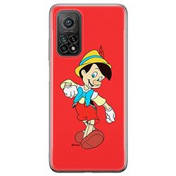 ERT GROUP etui na telefon Xiaomi MI 10T 5G / MI 10T PRO 5G, case oryginalny i oficjalnie licencjonowany przez Disney, wzór Pinocchio 001, optymalnie dopasowane, plecki z TPU