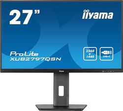 iiyama ProLite XUB2797QSN-B2 27" IPS QHD 100Hz USB-C DOCK Altavoces Altura Ajustable (5 Años Garantía)
