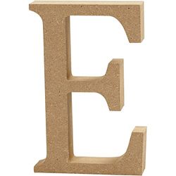 Letter, H: 8 cm, thickness 1,5 cm, MDF, E, 1pc