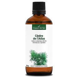 CEDRO DELL’ATLANTE BIO - 100mL - Olio Essenziale di Qualità Premium - 100% Puro, Naturale, garantito ChromaCert® - Chemotipizzato & Integrale