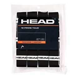 HEAD Prime Tour Pack med 12 tennisgrepp, svart, en storlek