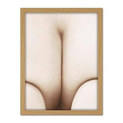 Artery8 Diego Erti Nude Vintage Photograph Artwork Framed Wall Art Print 18X24 Inch