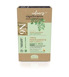 Helan, Capelvenere Colours, Tinta per Capelli Naturale Permanente Formula Dolce 9N Biondo Scuro Chiarissimo, Colore Capelli Kit Facile Inodore Ottima Copertura, Tinta Capelli senza Ammoniaca e Alcool