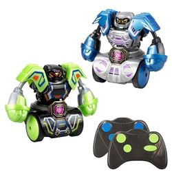 SilverLit YCOO Robo Kombat Tornado, Interactive Robot Fighting Toy with 360° Spin & Super Tornado Punch, 2 Battle Modes AI & Multiplayer, Sound Effects, LED Power Belt, optimal for Kids 5+