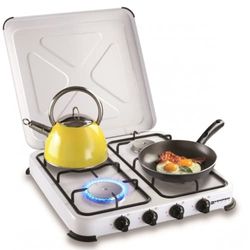 Kemper 104983 brander, 4 lichtpunten, met deksel