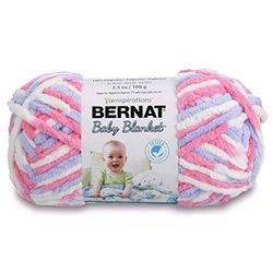 Bernat 65 m 100 g Petit Polyester Couverture pour bébé Boule de Fil, Rose/Bleu Ombre