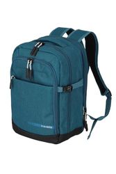 Travelite Handbagage-rugzak, laptoprugzak van 13 inch, kick off, cabin rugzak, praktische rugzak met opsteekfunctie, 40 cm, 20-23 liter, turquoise, 40 EU, Klassiek