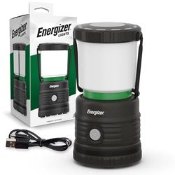 Energizer Lanterne Camping LED Rechargeable PRO 1000 Lumens, Batterie Lithium USB Intégrée, 4 Modes d'Éclairage 360°, Autonomie 400h (Mode Éco), Indicateur de Charge, Résistante IPX4
