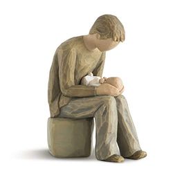 Willow Tree Figura de pai com filho, Home Deco, Enesco
