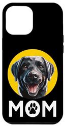 Custodia per iPhone 14 Plus The Lab Mom - Labrador Retriever, colore: Nero