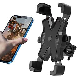 SKONYON Löstagbar Movil Cykelhållare, 360° Rotation Cykelhållare Kompatibel för 4.8-6.8 Tum Smartphones
