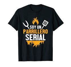 Hombre Dicho BBQ Maestro Parrilla Papá Barbacoa Parrillero Serial Camiseta