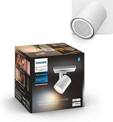 Philips Hue White Ambiance Runner, Estensione Faretto Led Smart per Kit Base Runner, Lampadina GU10 Inclusa, Bluetooh, 5.5 W, Bianco