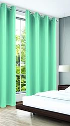 Albani Eyelet Curtain DimOut, Polyester, ice Blue, ca. 280x140 cm