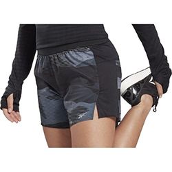 Reebok Re 5 in Short-AOP, Pantaloncini Corti Donna, Nero, XL
