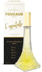 Spray Rinfrescante Corpo | L'ESSENTIELLE de FOUCAUD | Flacone TOUR EIFFEL | Spray Corpo Profumato 50 ml | Acqua Corpo Profumata Donna | con Oli Essenziali Concentrati | Tonicità, Freschezza, Benessere
