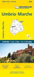 Marche & Umbria - Michelin Local Map 359: Straßen- und Tourismuskarte 1:200.000 (Michelin Maps, 359)